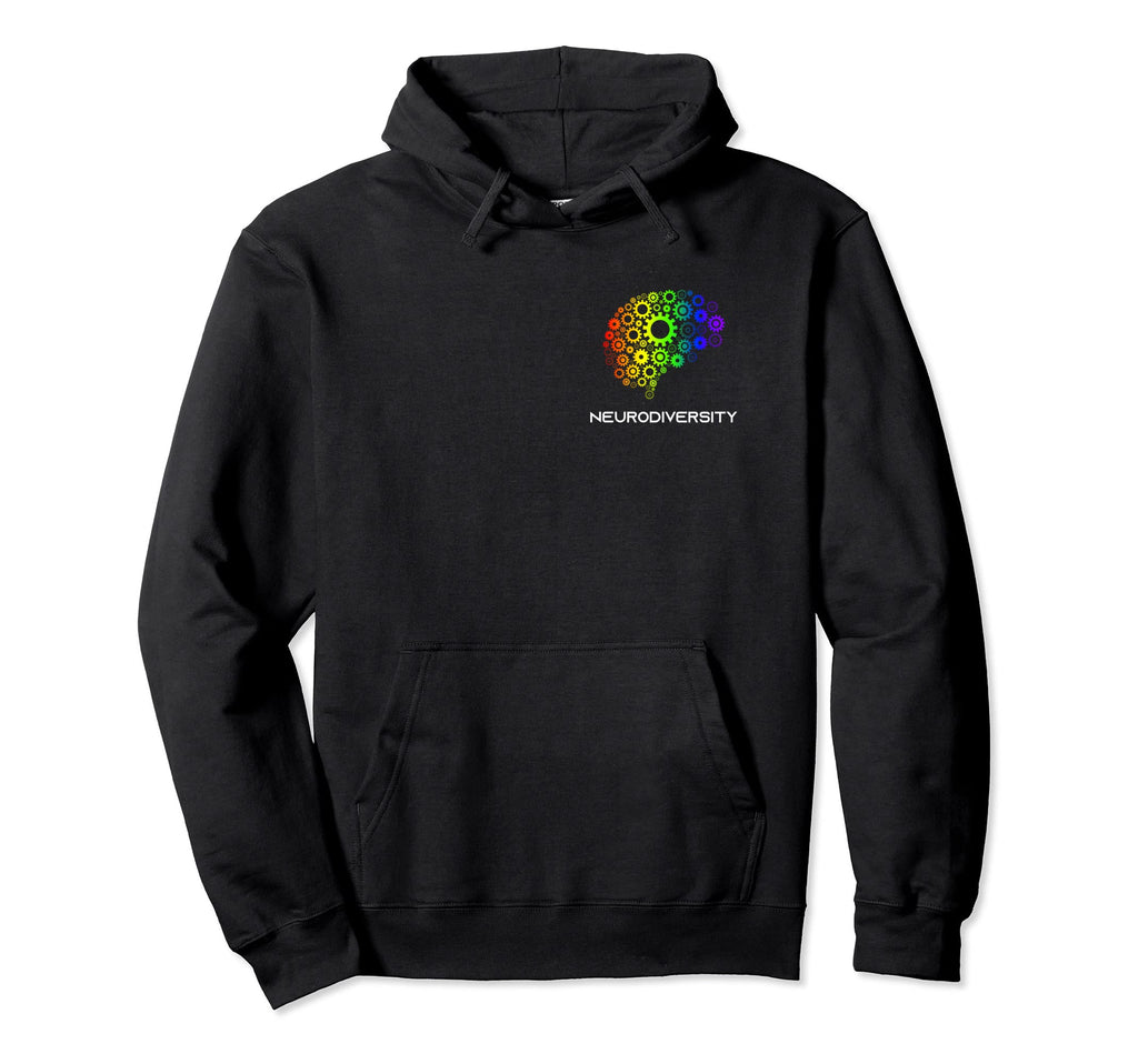 Embrace Neurodiversity Autism Adhd Hoodie - Custom Art Print for Adults - T-Shirt, Sweatshirt, Hoodie