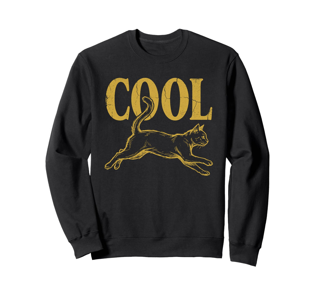 Funny Cat Visual Pun Feline Sweatshirt - Casual Everyday Wear Men Women - T-Shirt, Sweatshirt, Hoodie