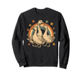 70S Goose Trio Rainbow Sweatshirt - Custom Art Print Unisex - T-Shirt, Sweatshirt, Hoodie
