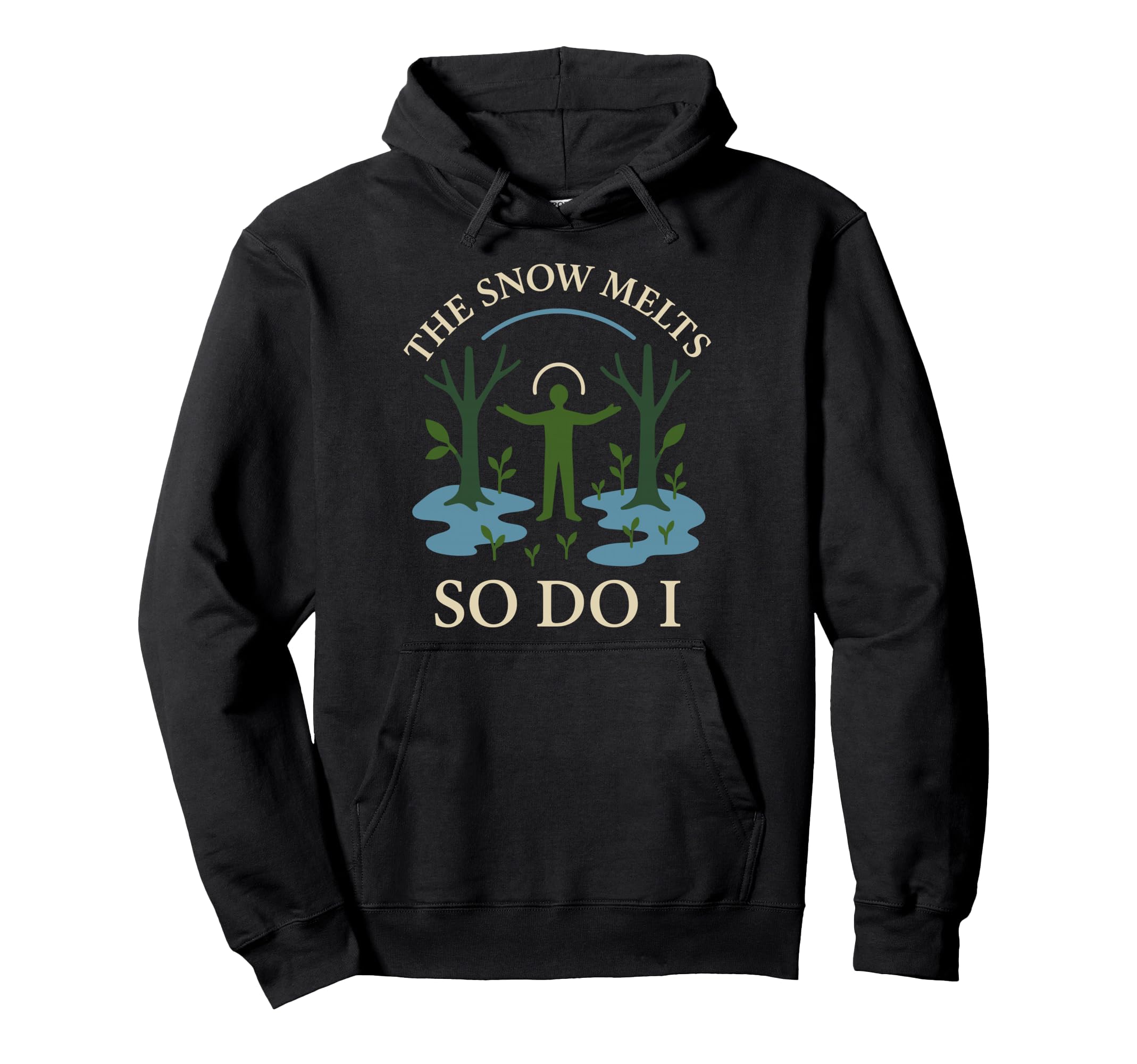 Forest Walk Overthinker Mental Reset Gift Hoodie - Unique Graphic Unisex - T-Shirt, Sweatshirt, Hoodie