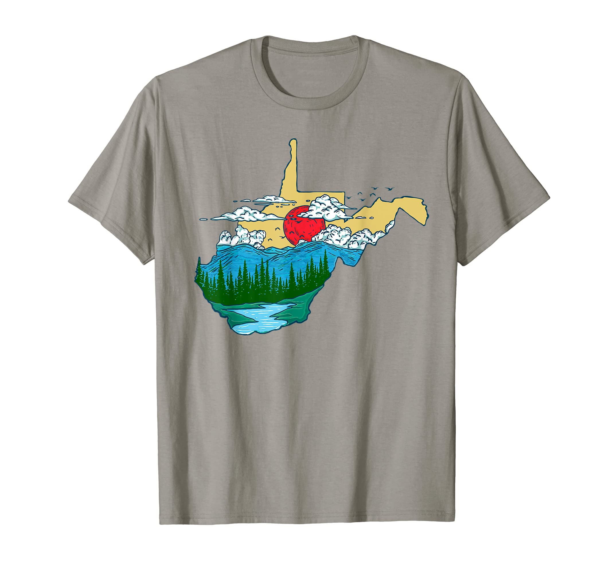 West Virginia Pride Outdoors Nature T-Shirt - Streetwear Style for Adults - T-Shirt, Sweatshirt, Hoodie