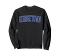 Georgetown Tx Distressed Blue Varsity Sweatshirt - Novelty Apparel Unisex - T-Shirt, Sweatshirt, Hoodie