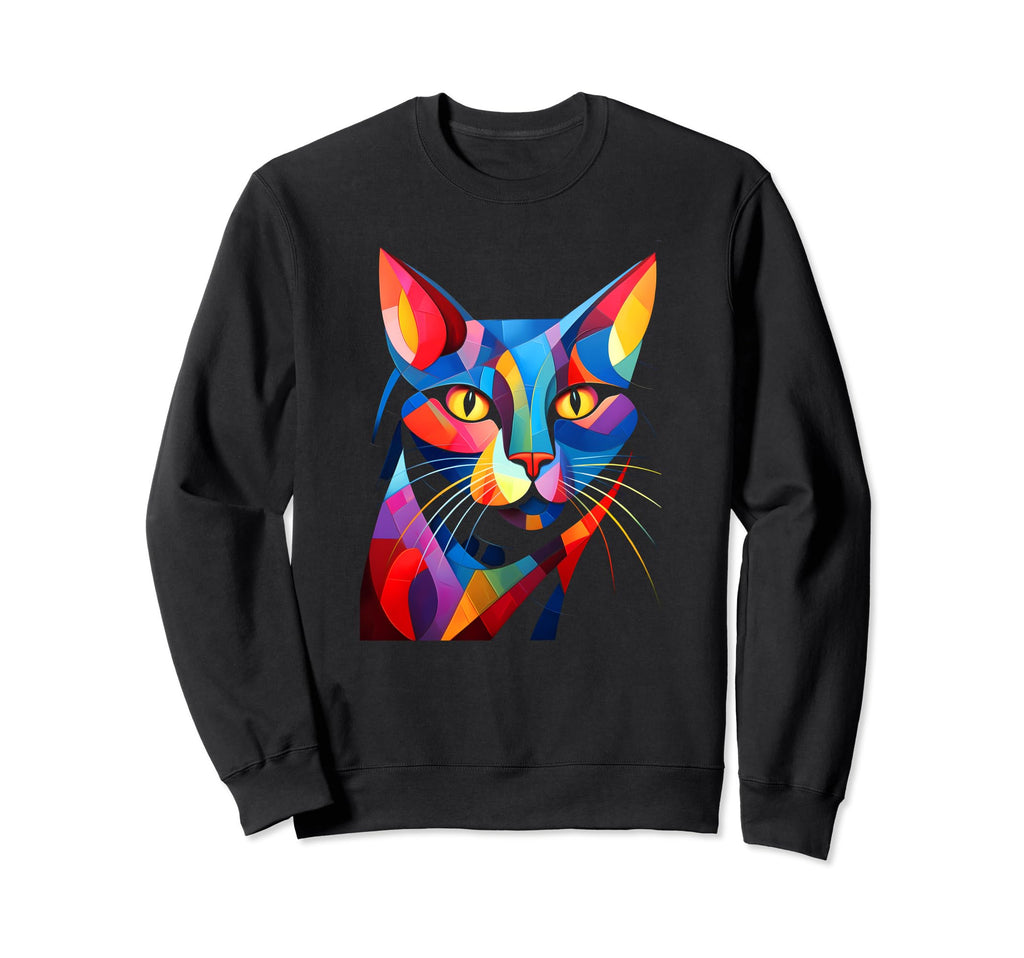 Abstract Colorful 60S 70S Stylish Sweatshirt - Trendy Graphic for Adults - T-Shirt, Sweatshirt, Hoodie