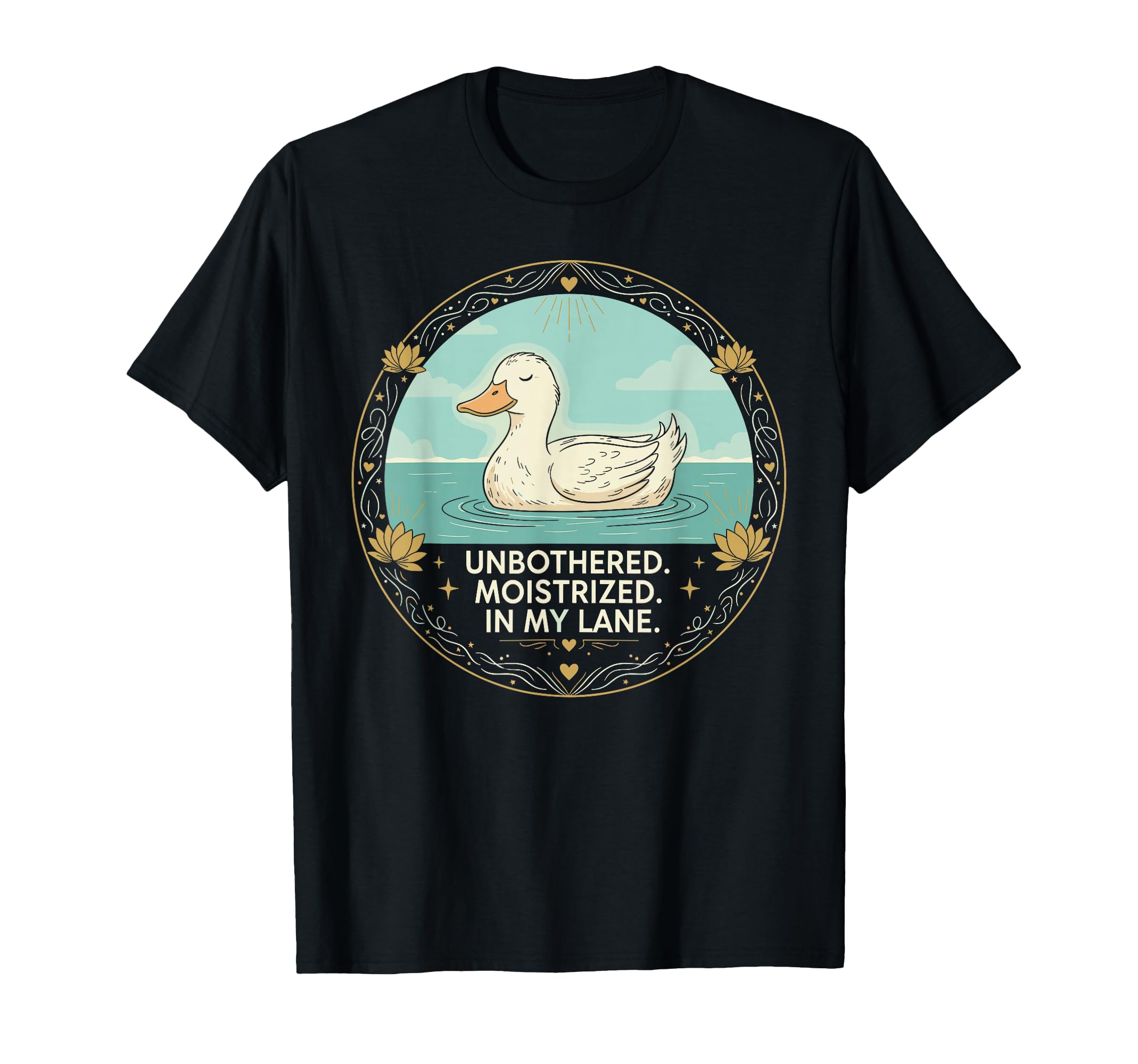 Unbothered Duck Enthusiast Care T-Shirt - Casual Everyday Wear for Adults - T-Shirt, Sweatshirt, Hoodie