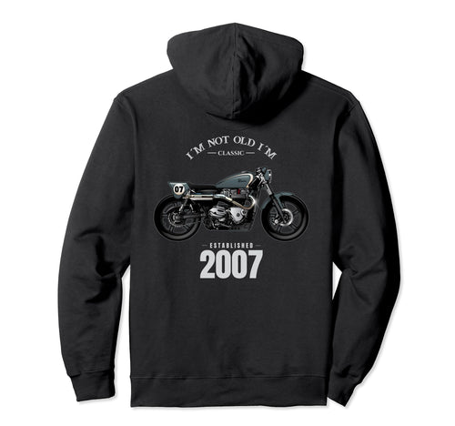 18Th Birthday Gift Motorcycle Hoodie - Novelty Apparel Men Women - T-Shirt, Sweatshirt, Hoodie