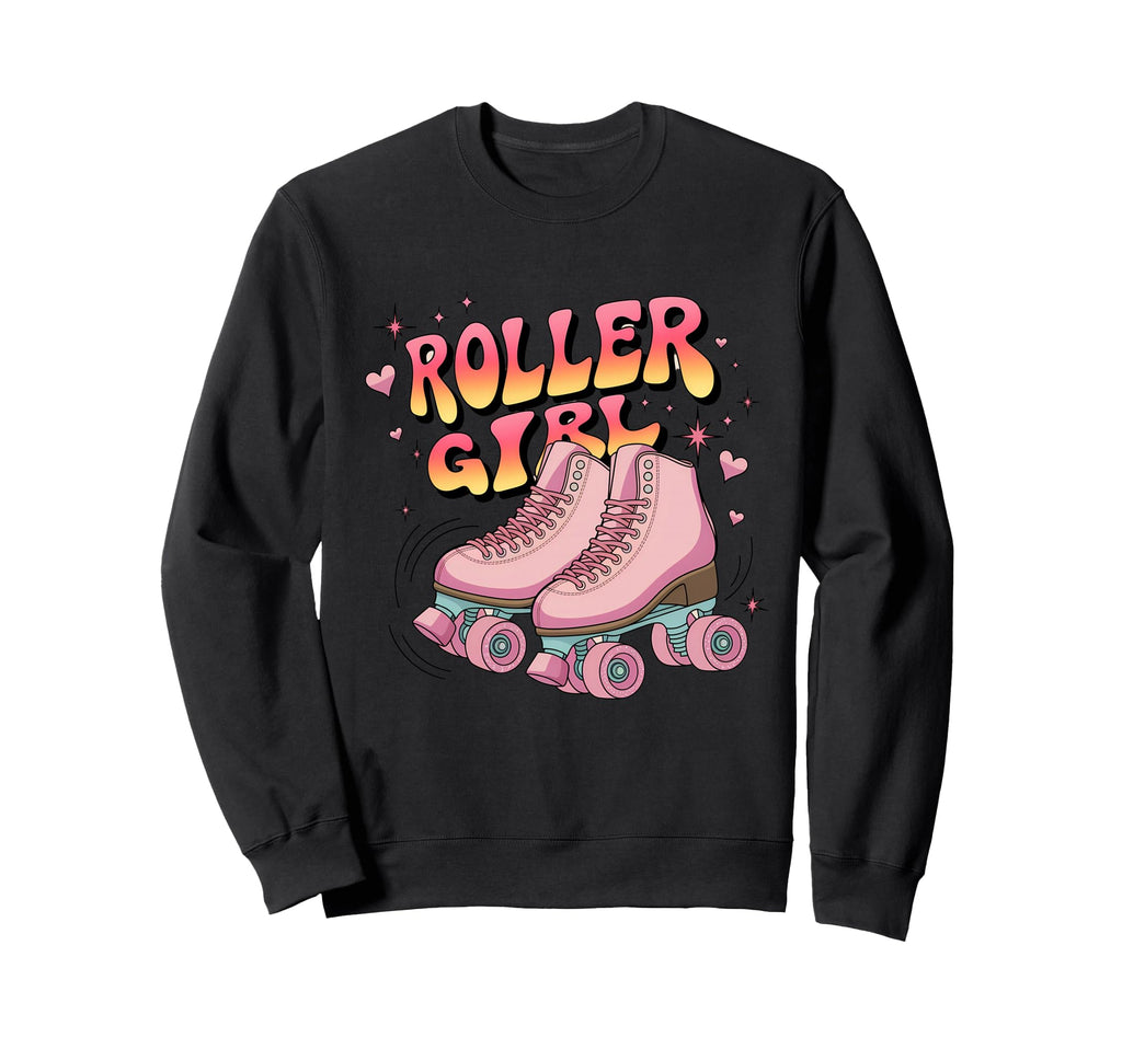Roller Skater Roller Skating 70S Sweatshirt - Novelty Apparel Men Women - T-Shirt, Sweatshirt, Hoodie