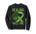 Healing Takes Time Mental Health Sweatshirt - Custom Art Print Men Women - T-Shirt, Sweatshirt, Hoodie