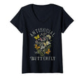 Womens Antisocial Butterfly Fairy Grunge T-Shirt - Graphic Print Men Women - T-Shirt, Sweatshirt, Hoodie