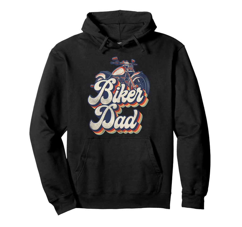 Motorcycle Biker Dad Biker Dad Hoodie - Unique Graphic Men Women - T-Shirt, Sweatshirt, Hoodie