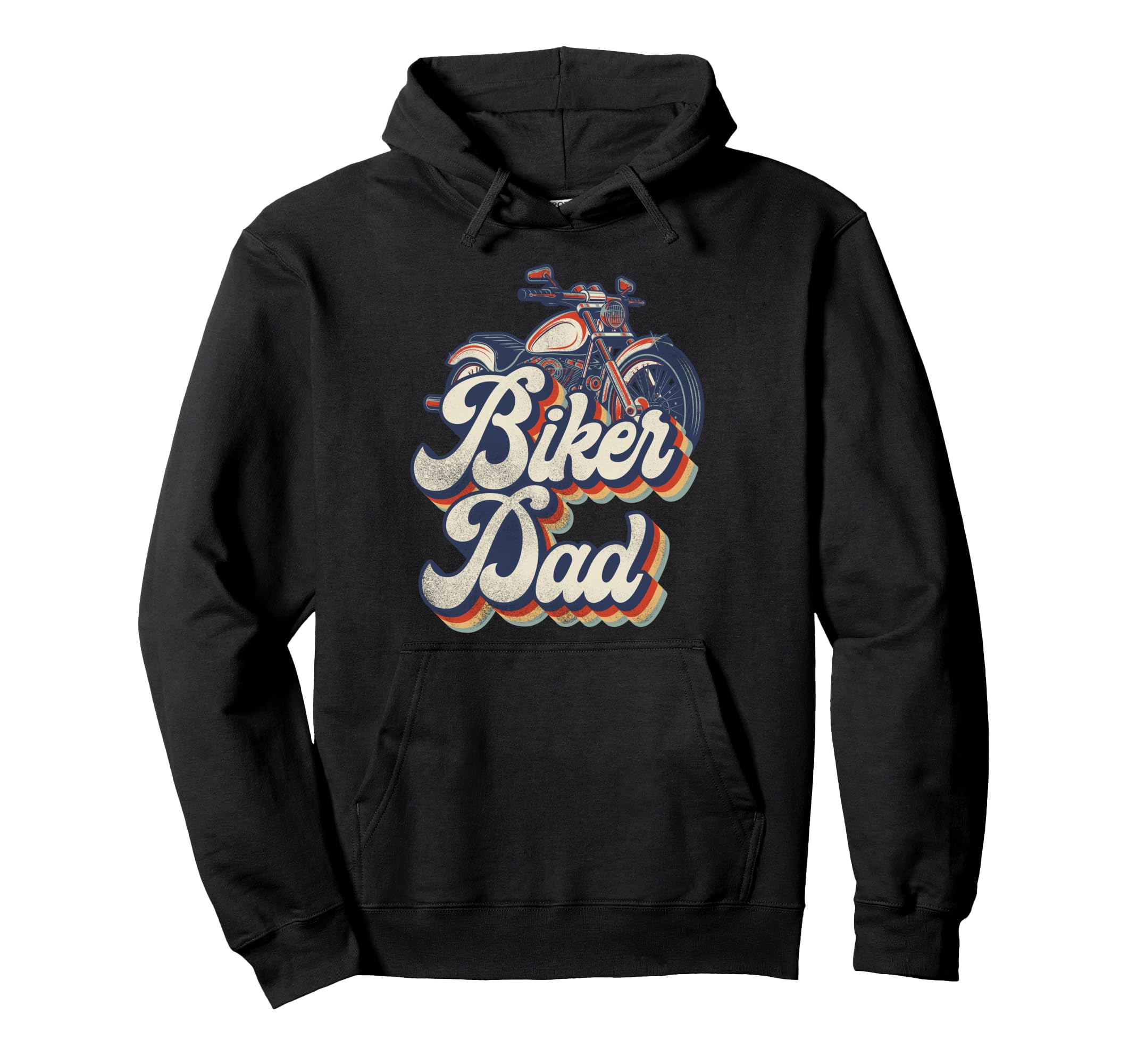 Motorcycle Biker Dad Biker Dad Hoodie - Unique Graphic Men Women - T-Shirt, Sweatshirt, Hoodie
