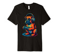Boxer Dog Gamer Gaming Dog Lover T-Shirt - Graphic Print Unisex - T-Shirt, Sweatshirt, Hoodie