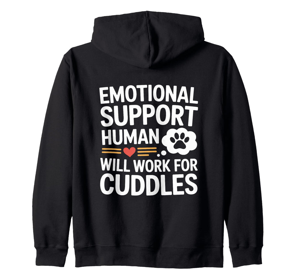 Emotional Support Human Do Not Pet Sweatshirt - Trendy Graphic for Adults - T-Shirt, Sweatshirt, Hoodie