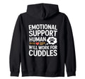Emotional Support Human Do Not Pet Sweatshirt - Trendy Graphic for Adults - T-Shirt, Sweatshirt, Hoodie