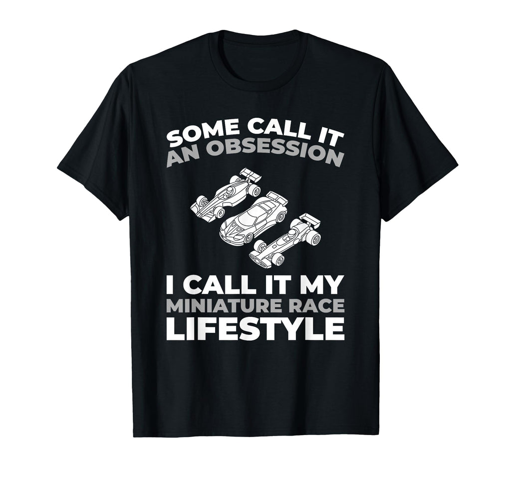 Slot Cars Hobby Miniature Track T-Shirt - Fun Novelty Design Men Women - T-Shirt, Sweatshirt, Hoodie
