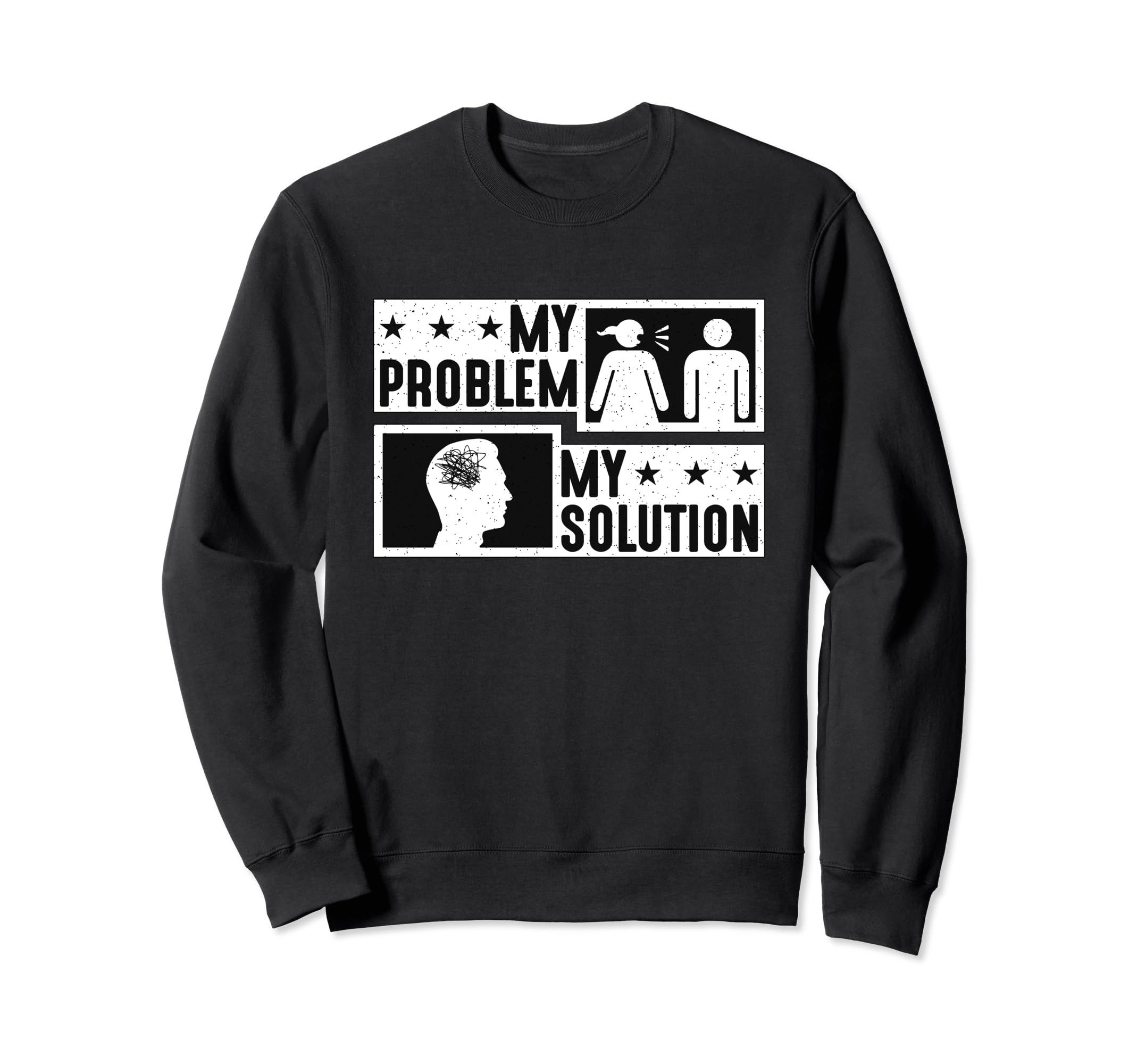 My Problem My Pictogram Dad Health Sweatshirt - Trendy Graphic for Adults - T-Shirt, Sweatshirt, Hoodie