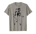Sexy Devil Costume Pin Up Devil Pinup T-Shirt - Graphic Print Unisex - T-Shirt, Sweatshirt, Hoodie