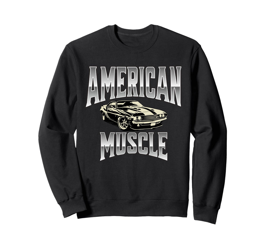 American Muscle Car Car Sweatshirt - Aesthetic Graphic for Adults - T-Shirt, Sweatshirt, Hoodie