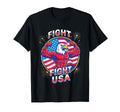 Fight Usa Flexing Bald Eagle Meme T-Shirt - Graphic Print for Adults - T-Shirt, Sweatshirt, Hoodie