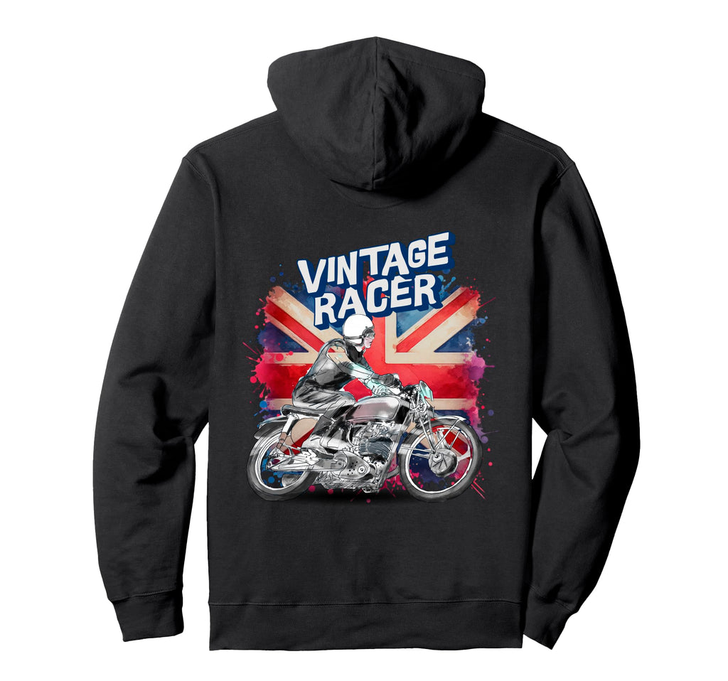 Racer Original Illustration Hoodie - Custom Art Print for Adults - T-Shirt, Sweatshirt, Hoodie
