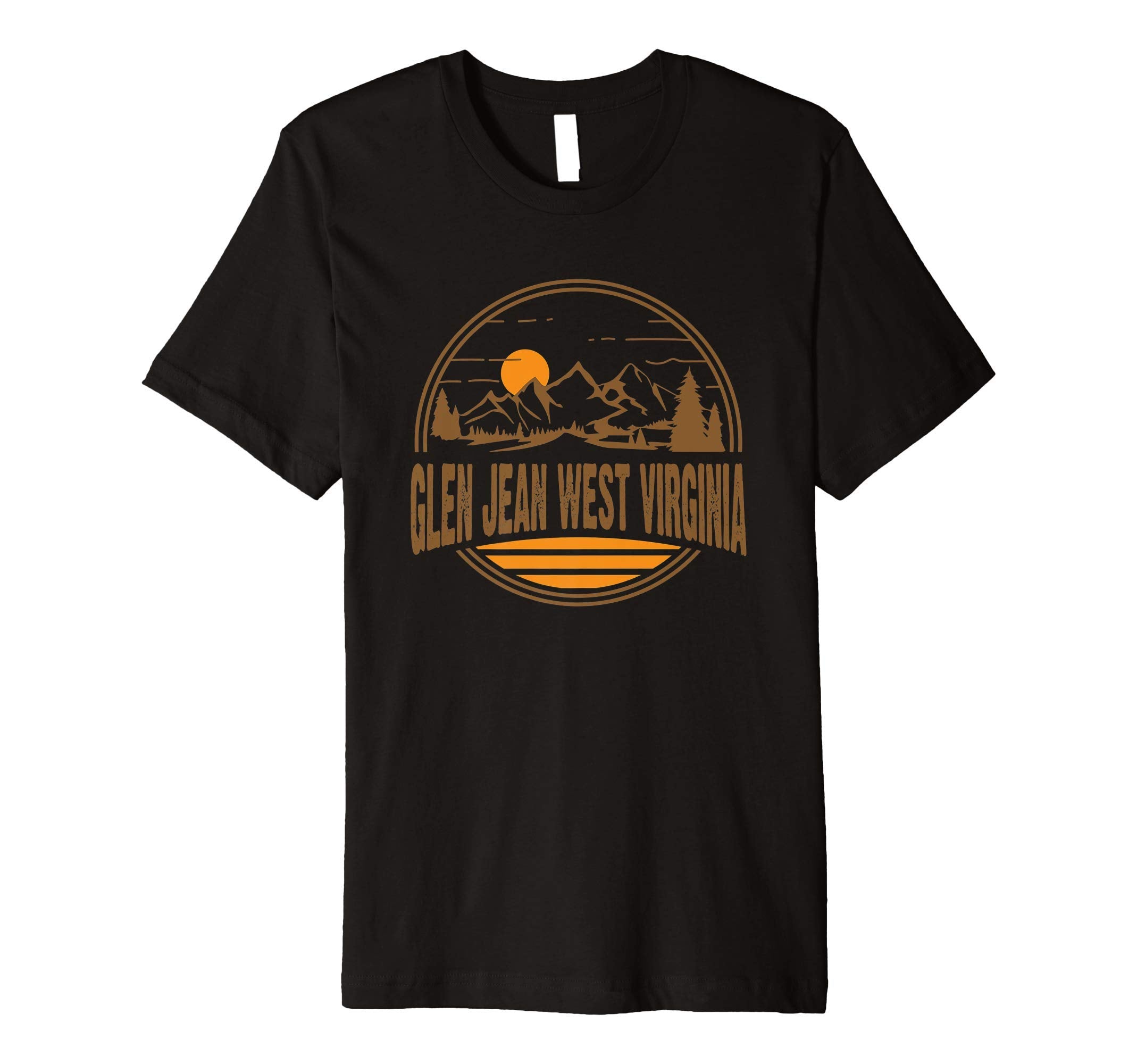 Glen Jean West Virginia State Gift T-Shirt - Aesthetic Graphic for Adults - T-Shirt, Sweatshirt, Hoodie