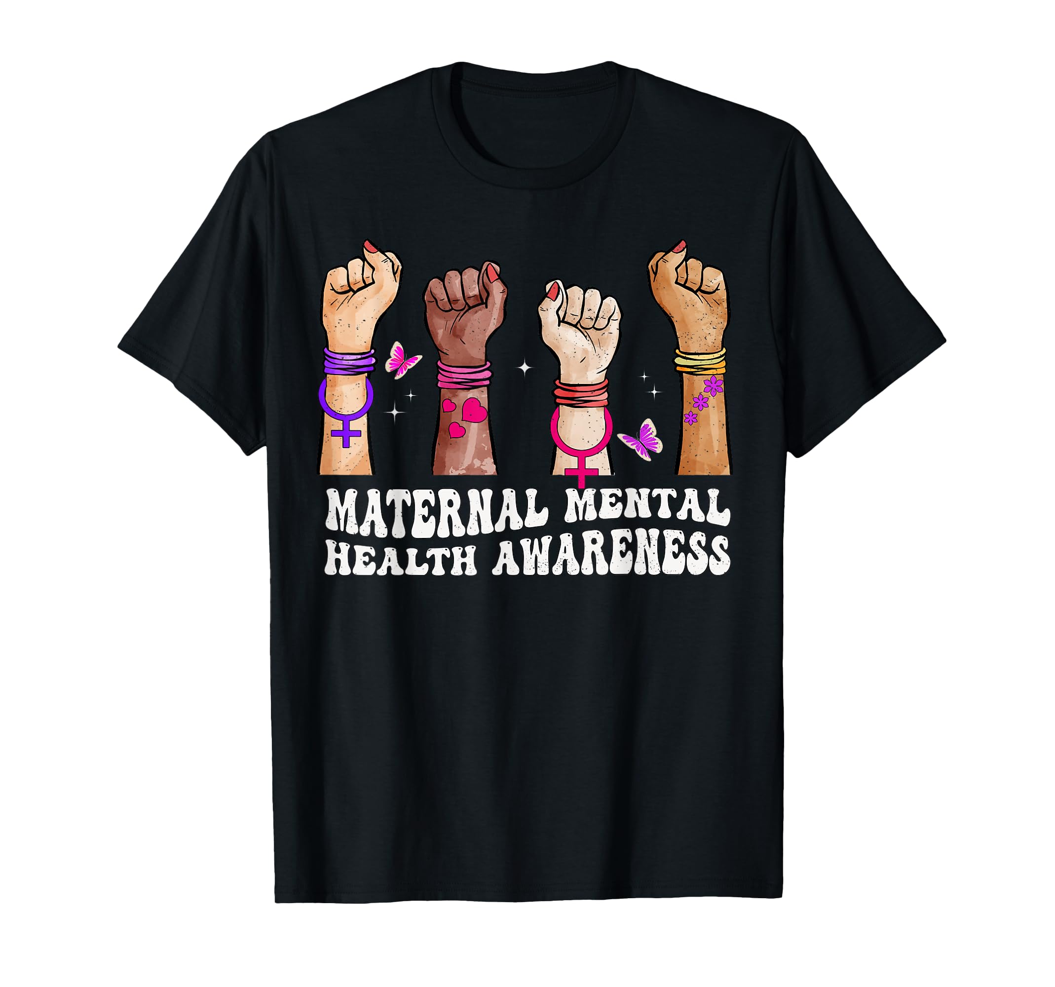 Maternal Mental Health Awareness T-Shirt - Aesthetic Graphic for Adults - T-Shirt, Sweatshirt, Hoodie