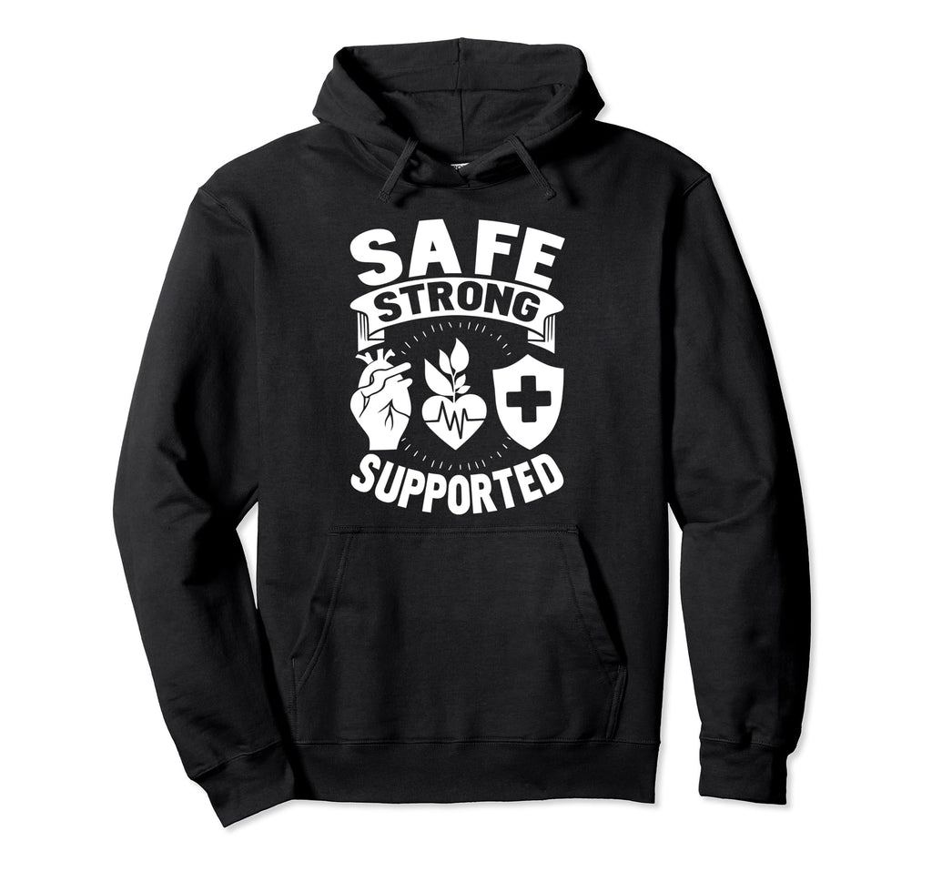 Mental Wellness Advocate Supporting Hoodie - Graphic Print for Adults - T-Shirt, Sweatshirt, Hoodie