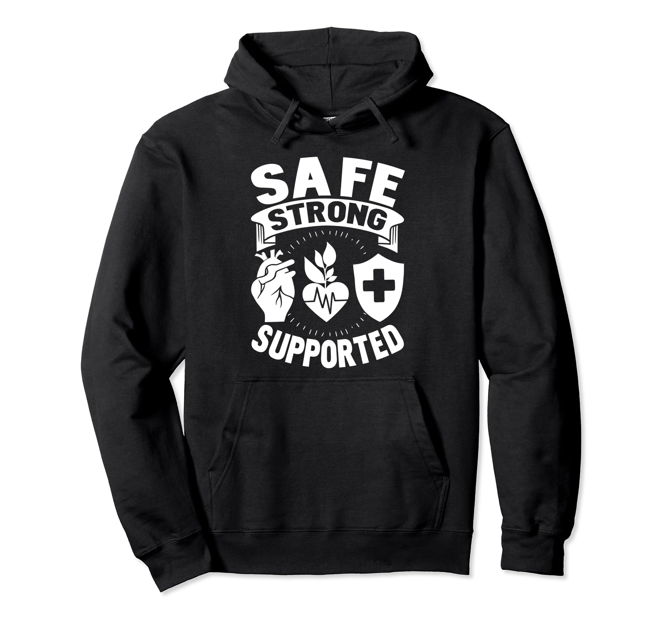 Mental Wellness Advocate Supporting Hoodie - Graphic Print for Adults - T-Shirt, Sweatshirt, Hoodie