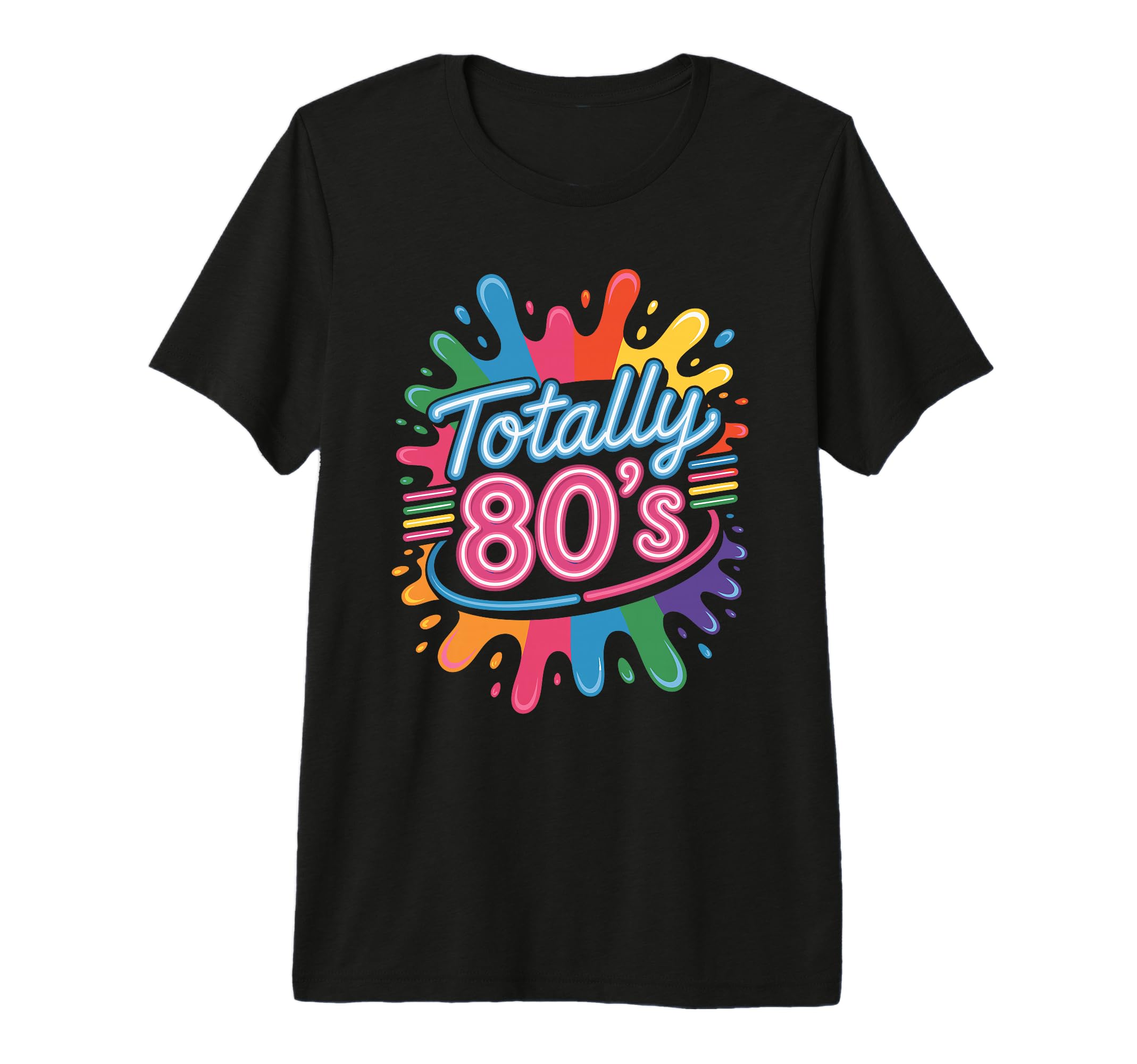 1980S Splash Totally 80S Aesthetic T-Shirt - Casual Everyday Wear Unisex - T-Shirt, Sweatshirt, Hoodie