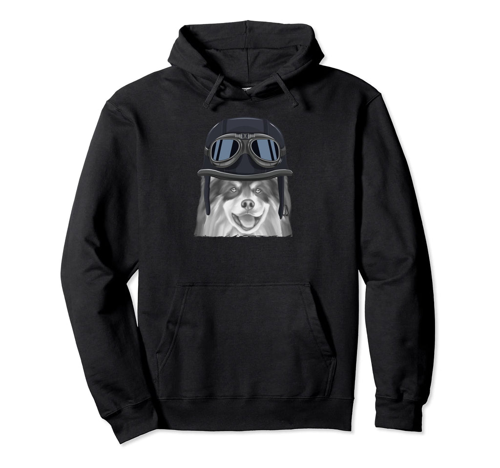 Finnish Lapphund Wearing Hoodie - Casual Everyday Wear for Adults - T-Shirt, Sweatshirt, Hoodie
