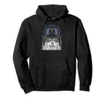 Finnish Lapphund Wearing Hoodie - Casual Everyday Wear for Adults - T-Shirt, Sweatshirt, Hoodie