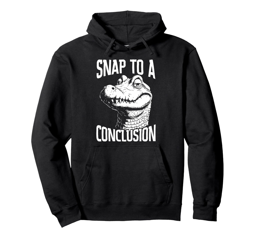 Funny Crocodile Overthinkers And Hoodie - Novelty Apparel for Adults - T-Shirt, Sweatshirt, Hoodie
