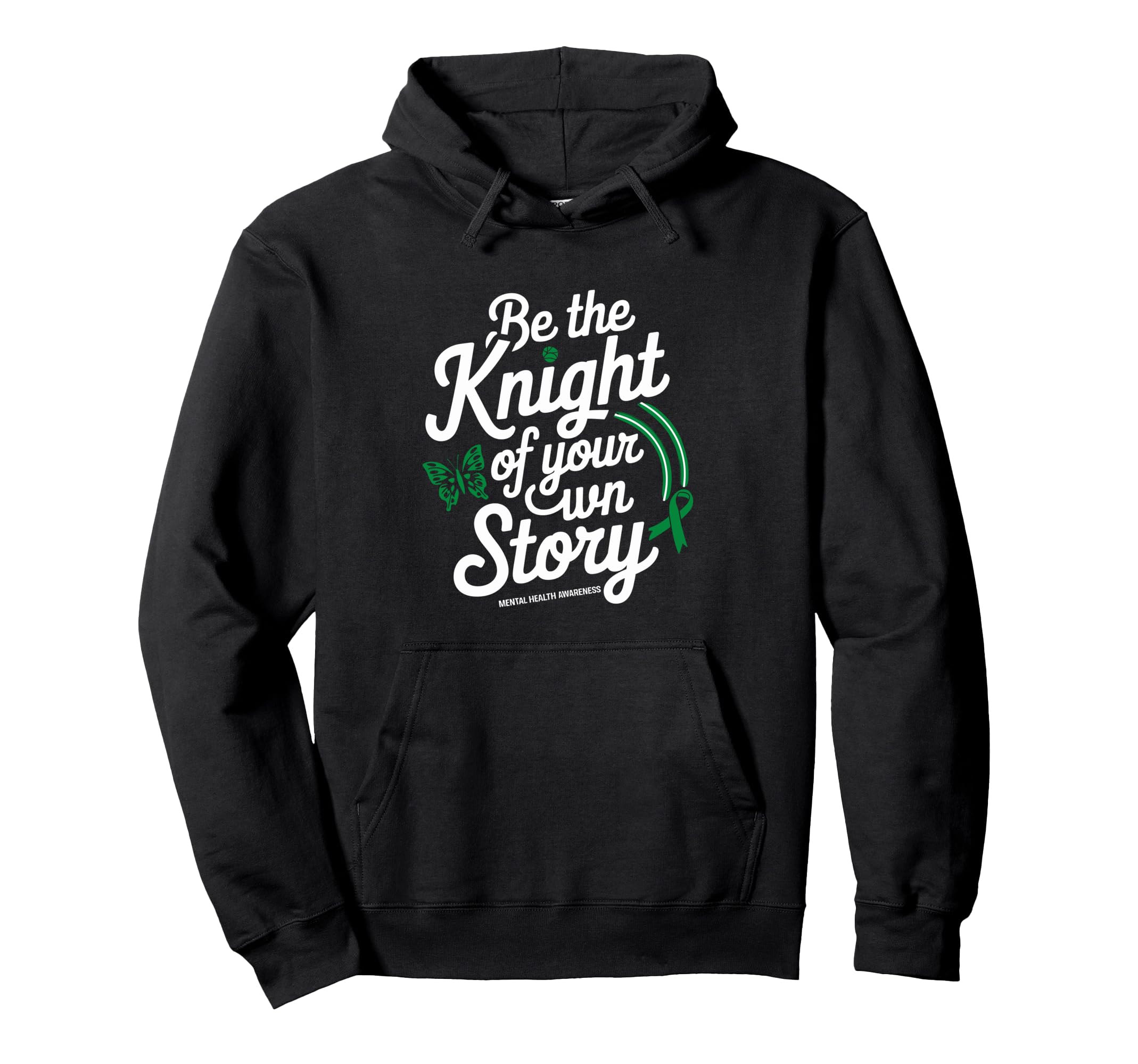 Mental Health Awareness Month Green Sweatshirt - Custom Art Print Unisex - T-Shirt, Sweatshirt, Hoodie