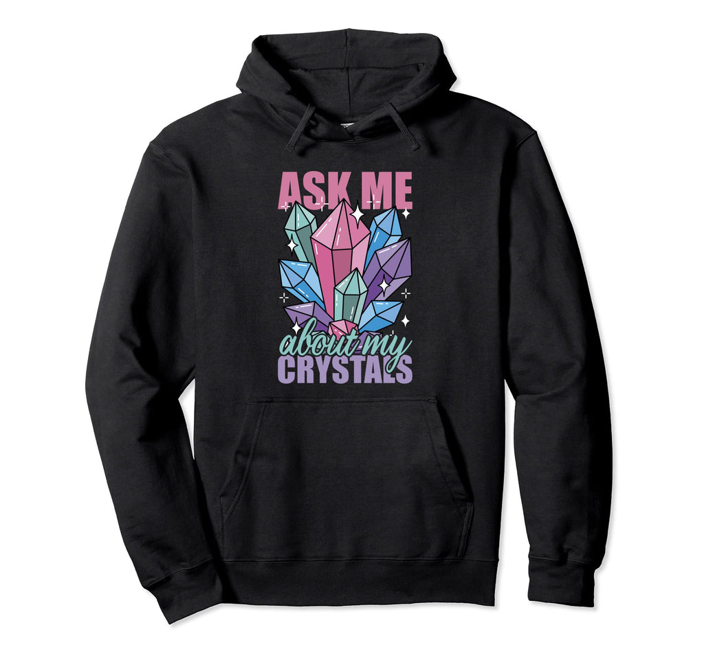 Healing Chakra Crystals Reiki Practitioner Hoodie - Streetwear Style Unisex - T-Shirt, Sweatshirt, Hoodie