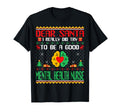 Dear Santa I Try To Be Mental Health T-Shirt - Custom Art Print Men Women - T-Shirt, Sweatshirt, Hoodie