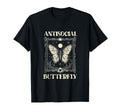 Antisocial Butterfly Gift T-Shirt - Aesthetic Graphic Unisex - T-Shirt, Sweatshirt, Hoodie