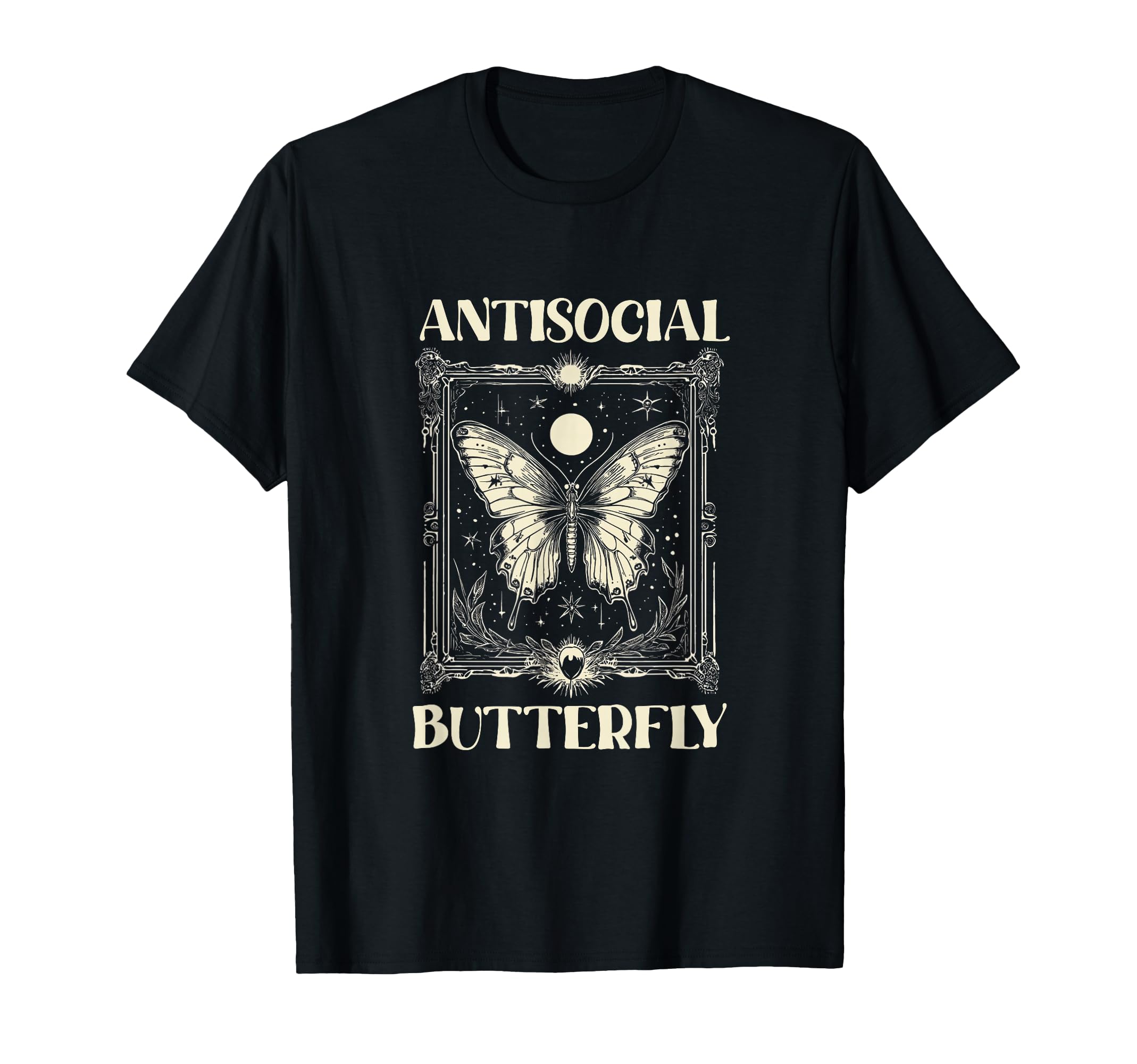 Antisocial Butterfly Gift T-Shirt - Aesthetic Graphic Unisex - T-Shirt, Sweatshirt, Hoodie
