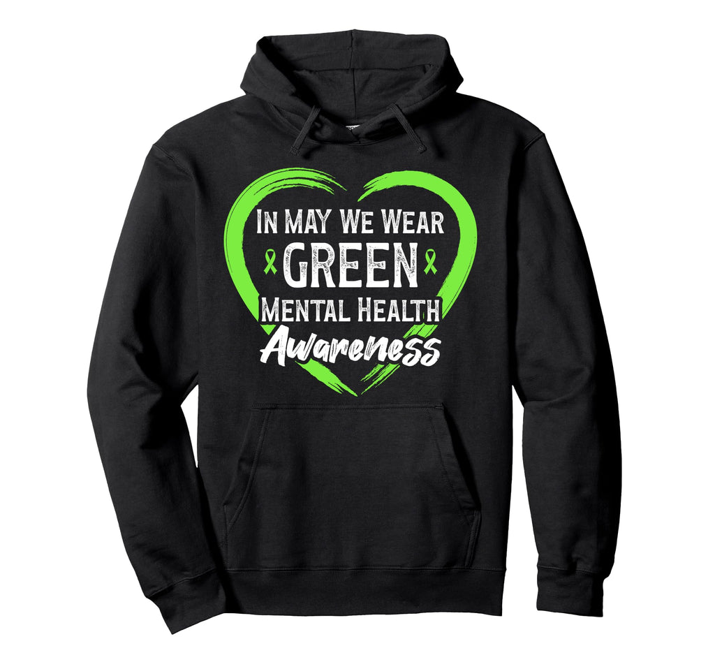 Mental Health Awareness Month Anxiety Hoodie - Unique Graphic Men Women - T-Shirt, Sweatshirt, Hoodie