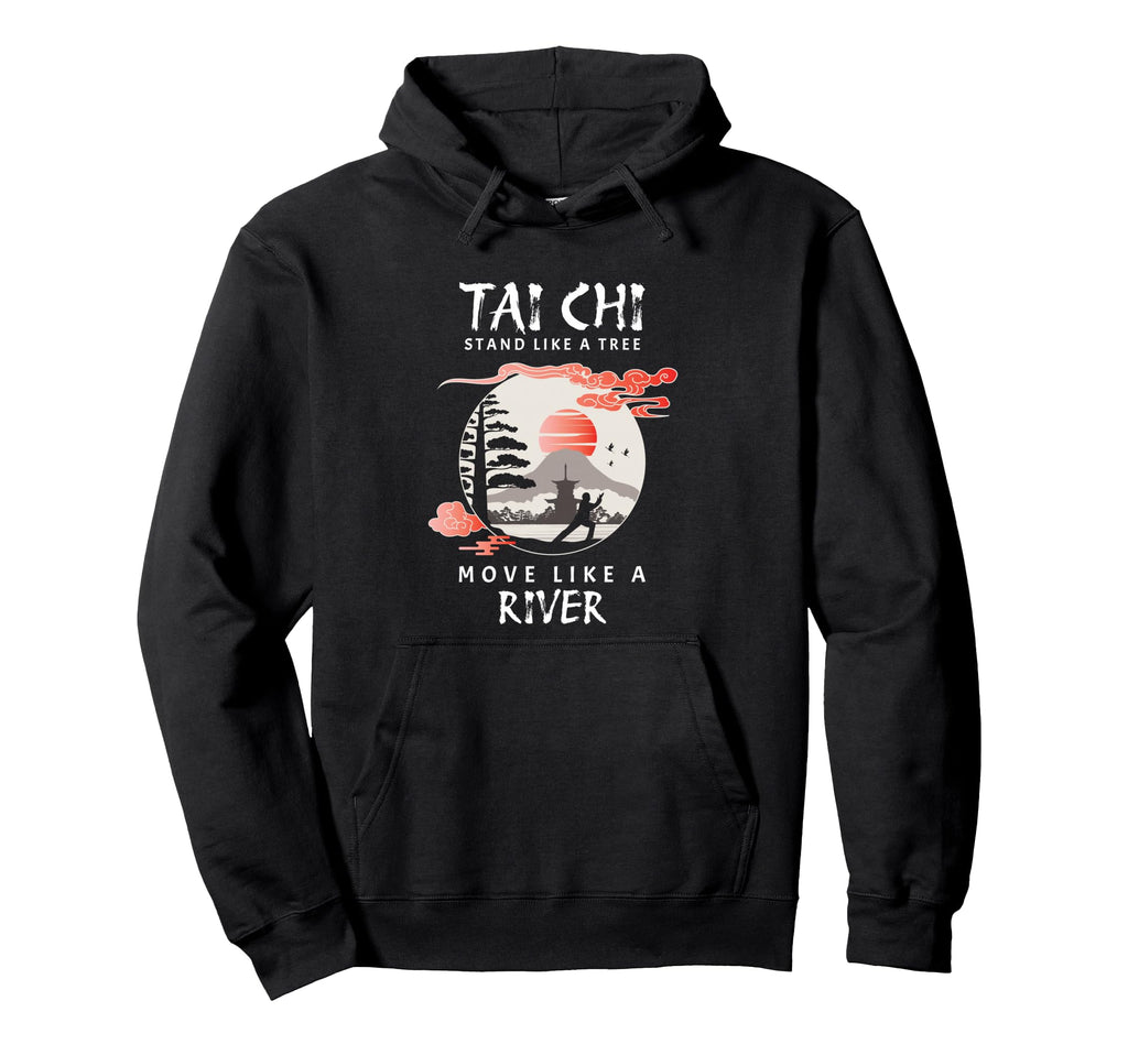 Tai Chi Meditation Martial Arts Zen Hoodie - Novelty Apparel Men Women - T-Shirt, Sweatshirt, Hoodie