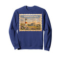 Nantucket Travel Stamp Art Sweatshirt - Fun Novelty Design for Adults - T-Shirt, Sweatshirt, Hoodie