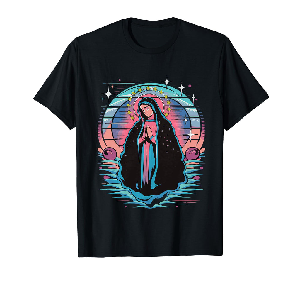 Catholic Gift Outrun Retrowave T-Shirt - Minimalist Print Men Women - T-Shirt, Sweatshirt, Hoodie