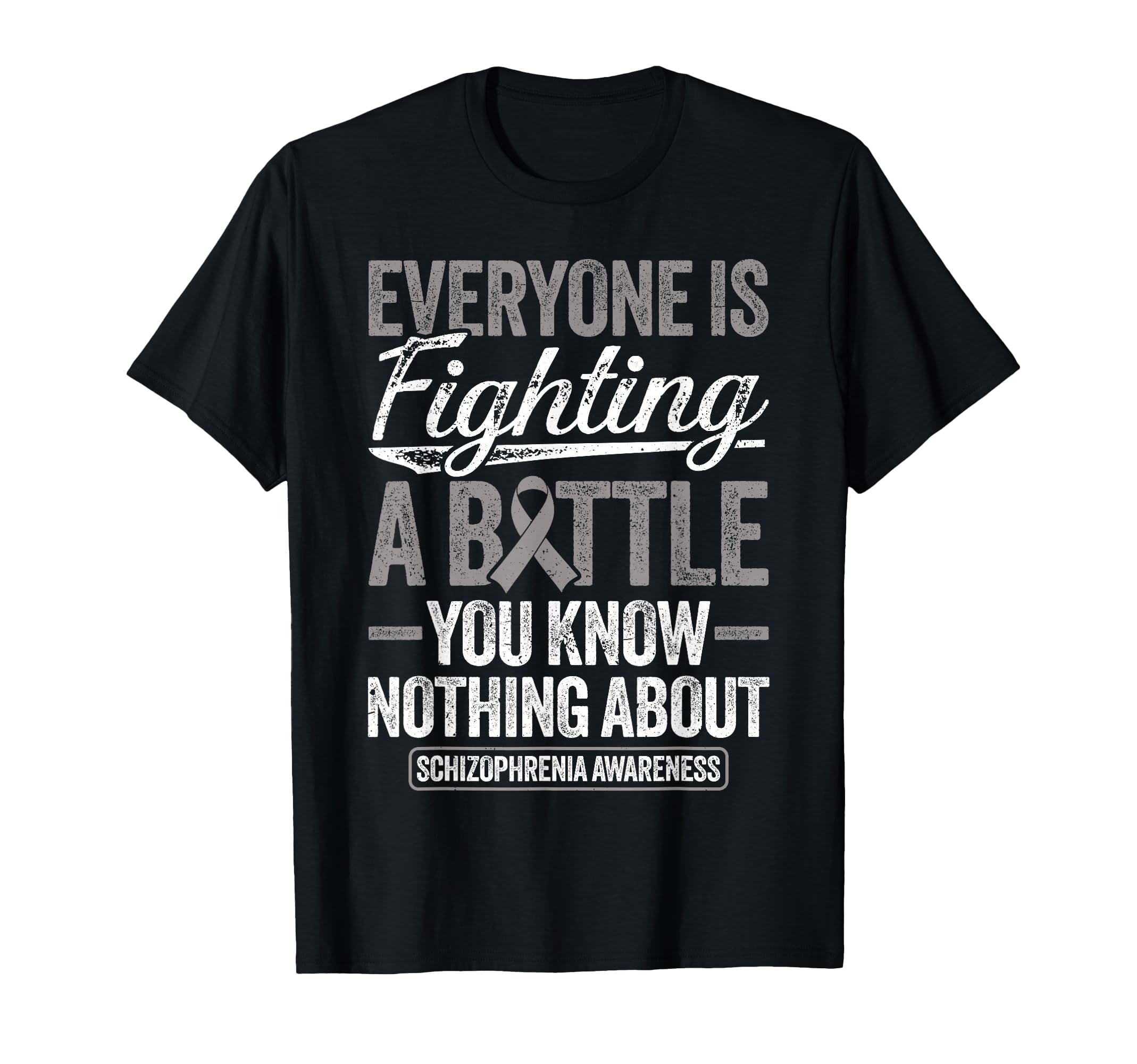 Schizophrenia Warrior Schizophrenic T-Shirt - Fun Novelty Design Men Women - T-Shirt, Sweatshirt, Hoodie