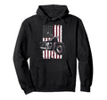 Patriotic Motorcycle Usa Flag Biker Biking Hoodie - Trendy Graphic Unisex - T-Shirt, Sweatshirt, Hoodie