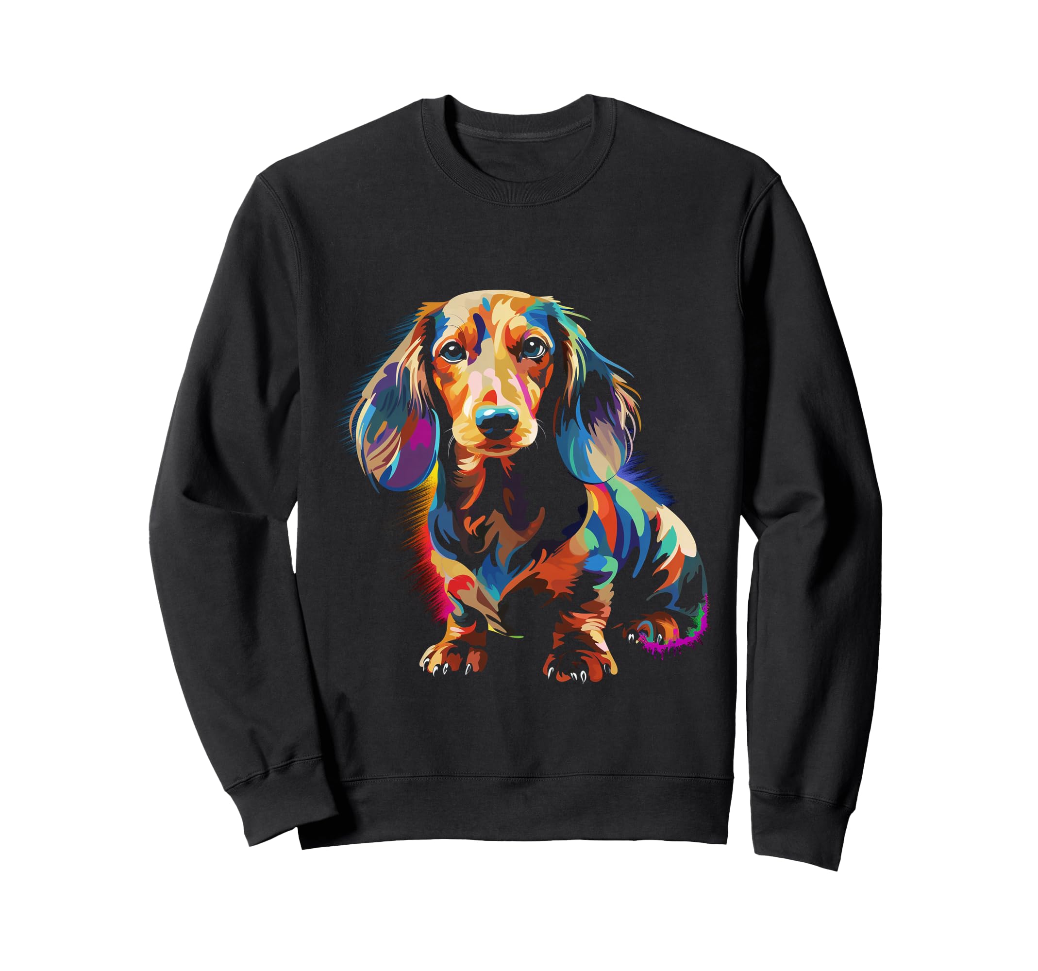 Lanhaar Dachshund Sweatshirt - Trendy Graphic Men Women - T-Shirt, Sweatshirt, Hoodie