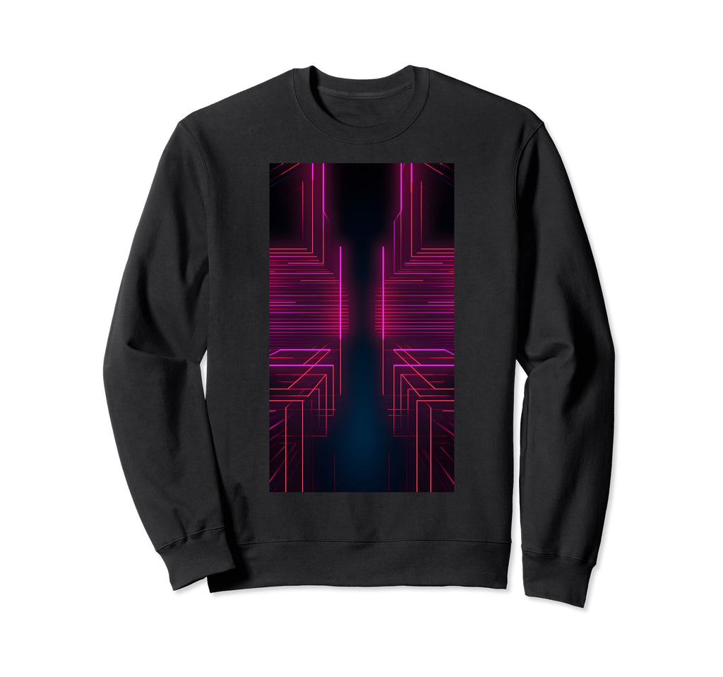Retrowave Art 80S Vaporwave Sweatshirt - Minimalist Print for Adults - T-Shirt, Sweatshirt, Hoodie
