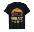 1989 Cafe Racer Motorcycle 31Th T-Shirt - Casual Everyday Wear Men Women - T-Shirt, Sweatshirt, Hoodie