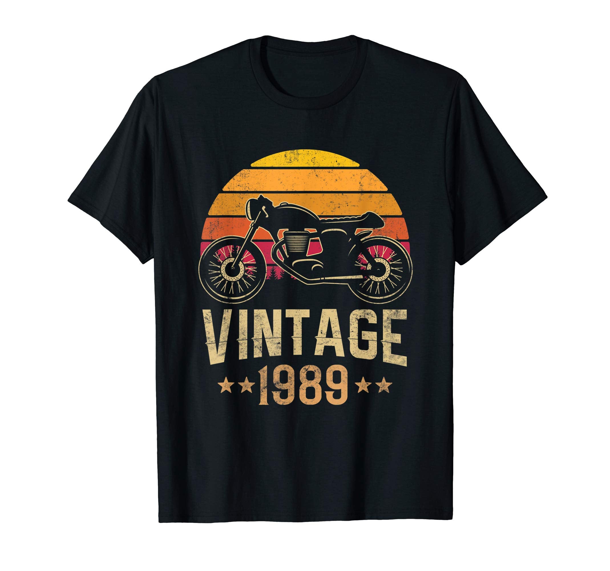 1989 Cafe Racer Motorcycle 31Th T-Shirt - Casual Everyday Wear Men Women - T-Shirt, Sweatshirt, Hoodie