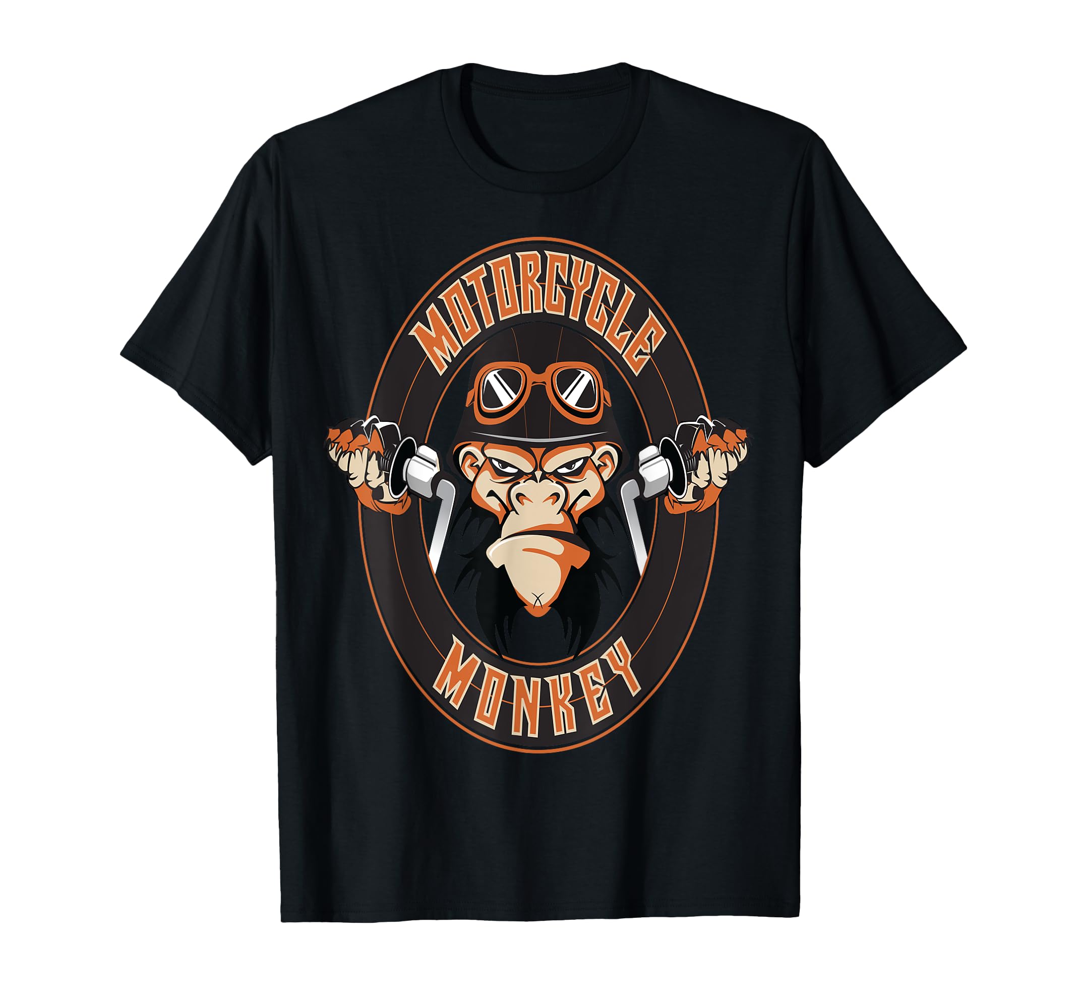 Motorcycle Monkey T-Shirt - Fun Novelty Design for Adults - T-Shirt, Sweatshirt, Hoodie