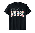 Floral Stepdown Nurse Stepdown Unit T-Shirt - Graphic Print for Adults - T-Shirt, Sweatshirt, Hoodie