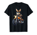Easter Day Motorbike Bunny Rabbits T-Shirt - Fun Novelty Design for Adults - T-Shirt, Sweatshirt, Hoodie