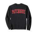 Patchogue Ny Distressed Red Sweatshirt - Casual Everyday Wear Men Women - T-Shirt, Sweatshirt, Hoodie